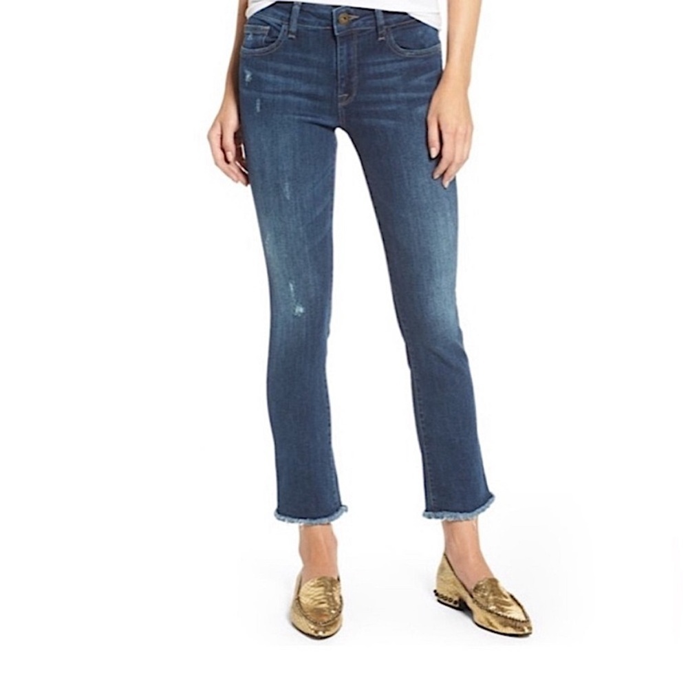 DL1961 Mara Instasculpt Straight Ankle Mid Rise Jean Size 30